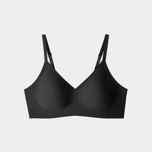 EBY Seamless Wireless Bra L Black Smoothing Comfort Everyday Bra